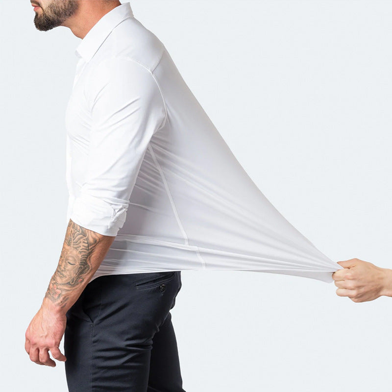 Classic Wrinkle-Free Stretch Shirt for Men