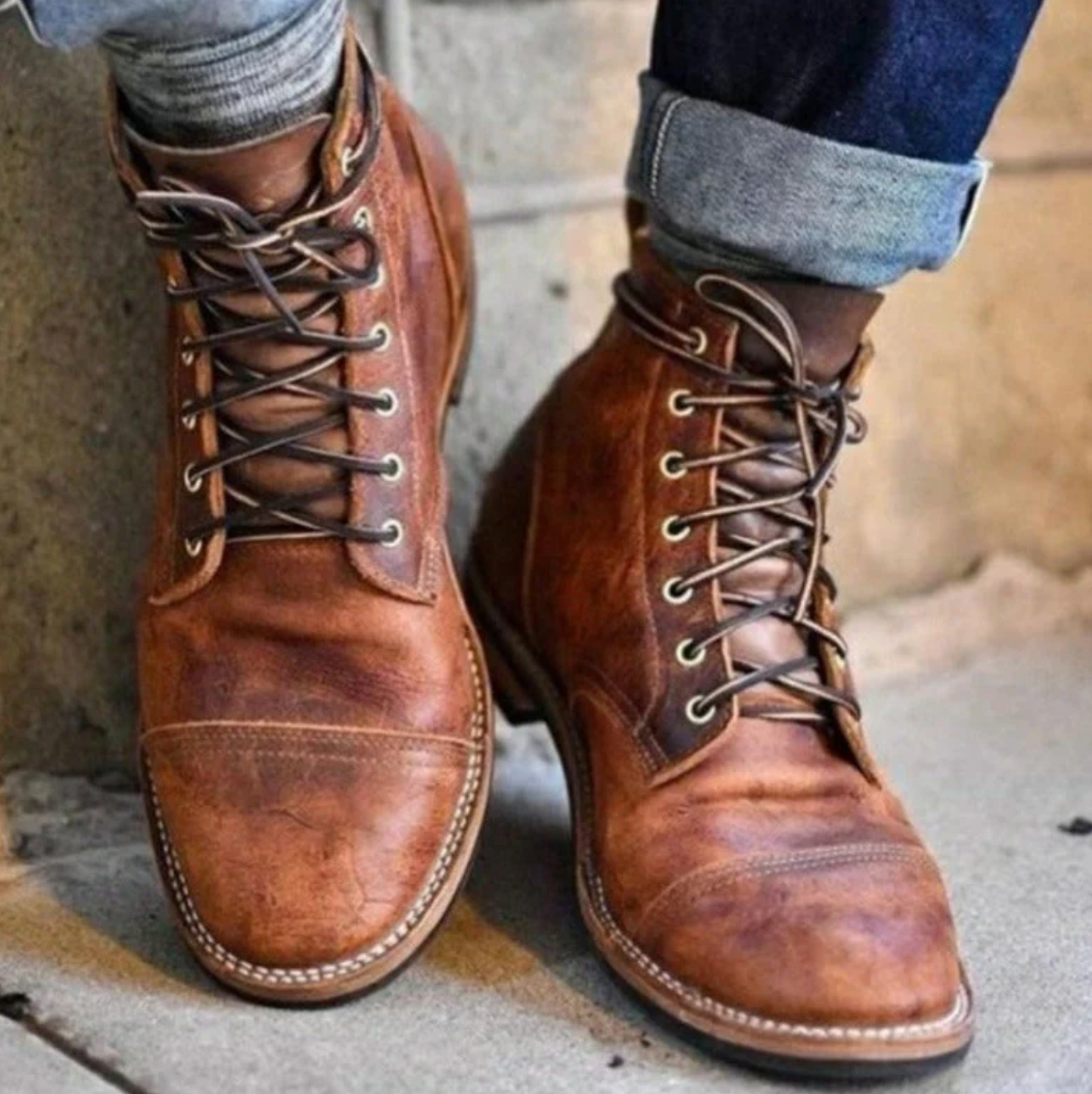 Men's Durable Leather Boots