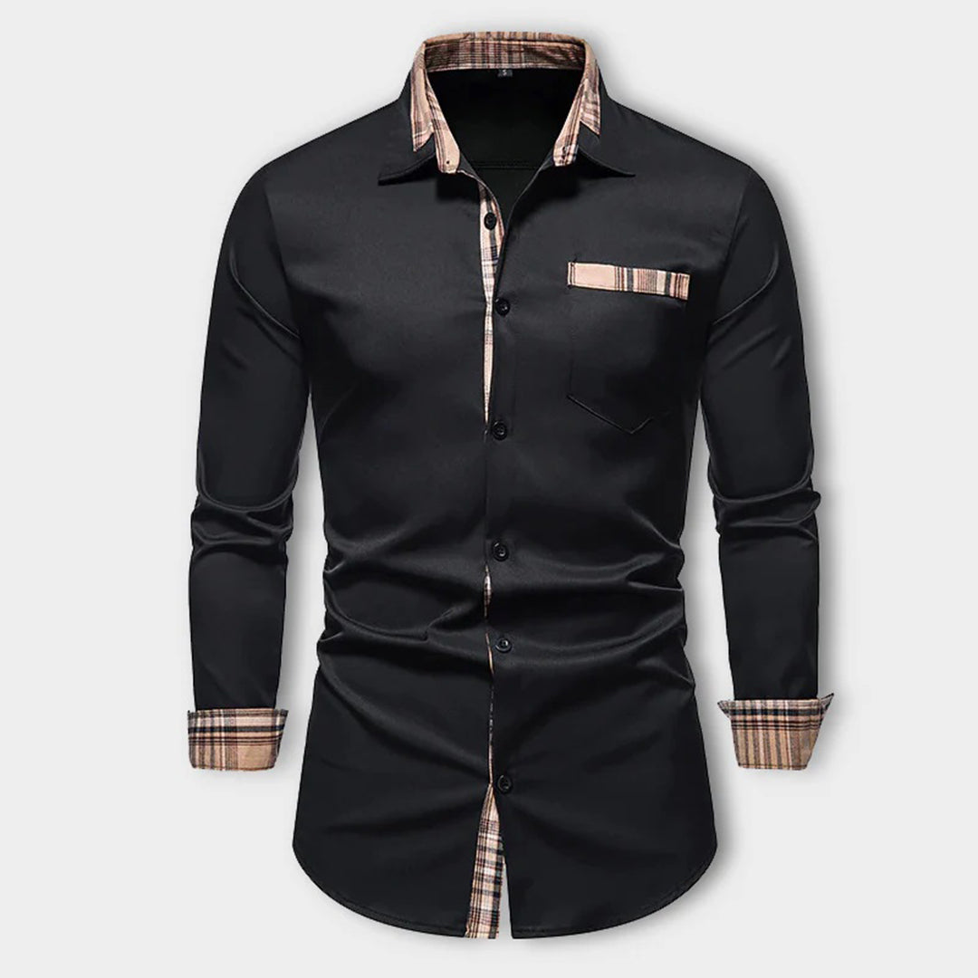 Men's Stylish Long-Sleeve Shirt