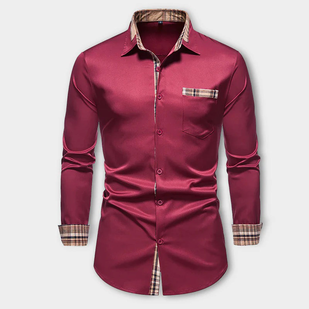 Men's Stylish Long-Sleeve Shirt