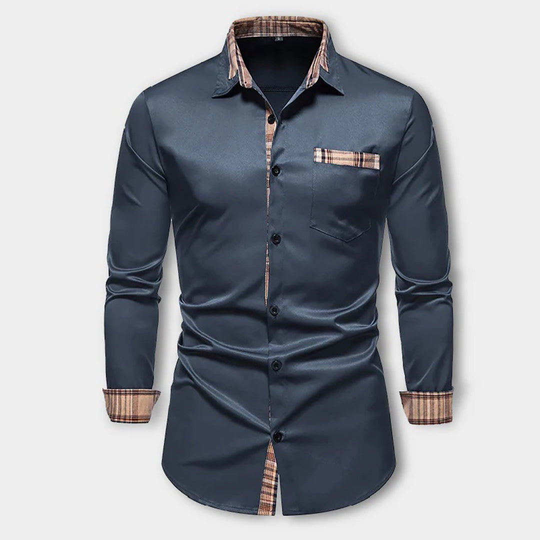 Men's Stylish Long-Sleeve Shirt