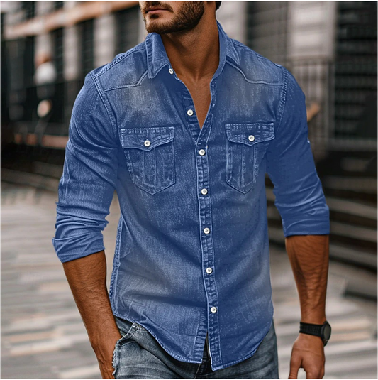 Classic Denim Shirt for Men