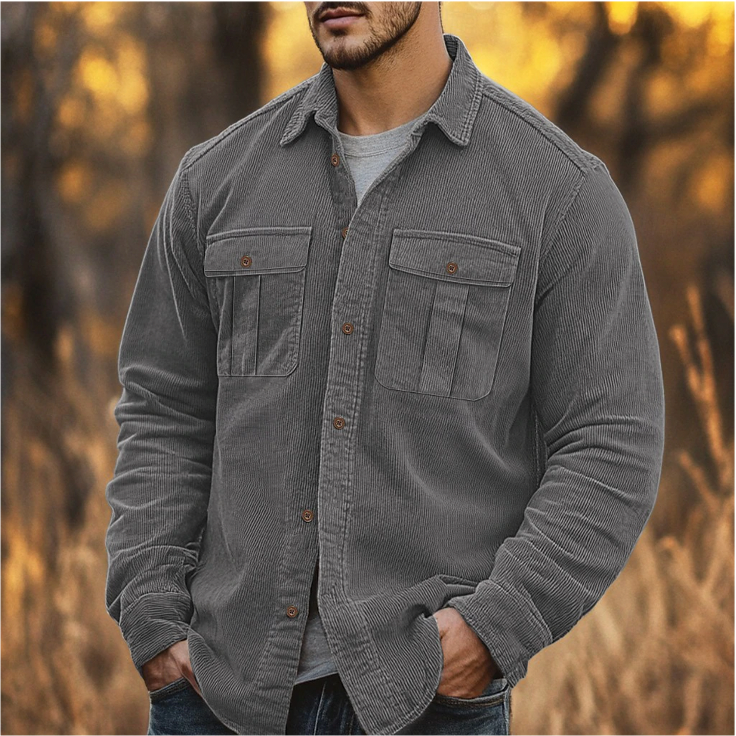 Men's Corduroy Shirt