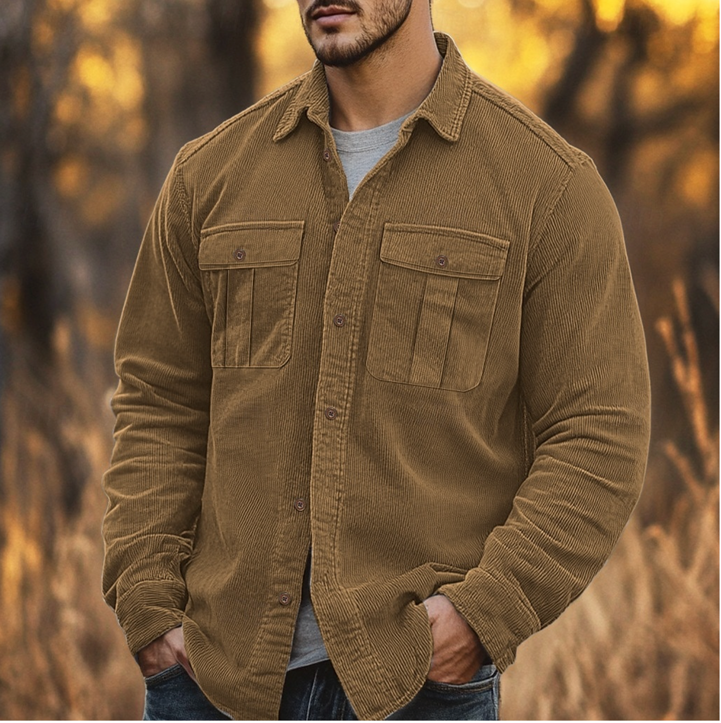 Men's Corduroy Shirt