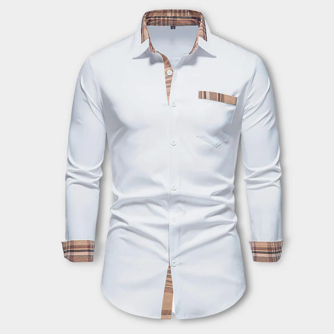 Men's Stylish Long-Sleeve Shirt